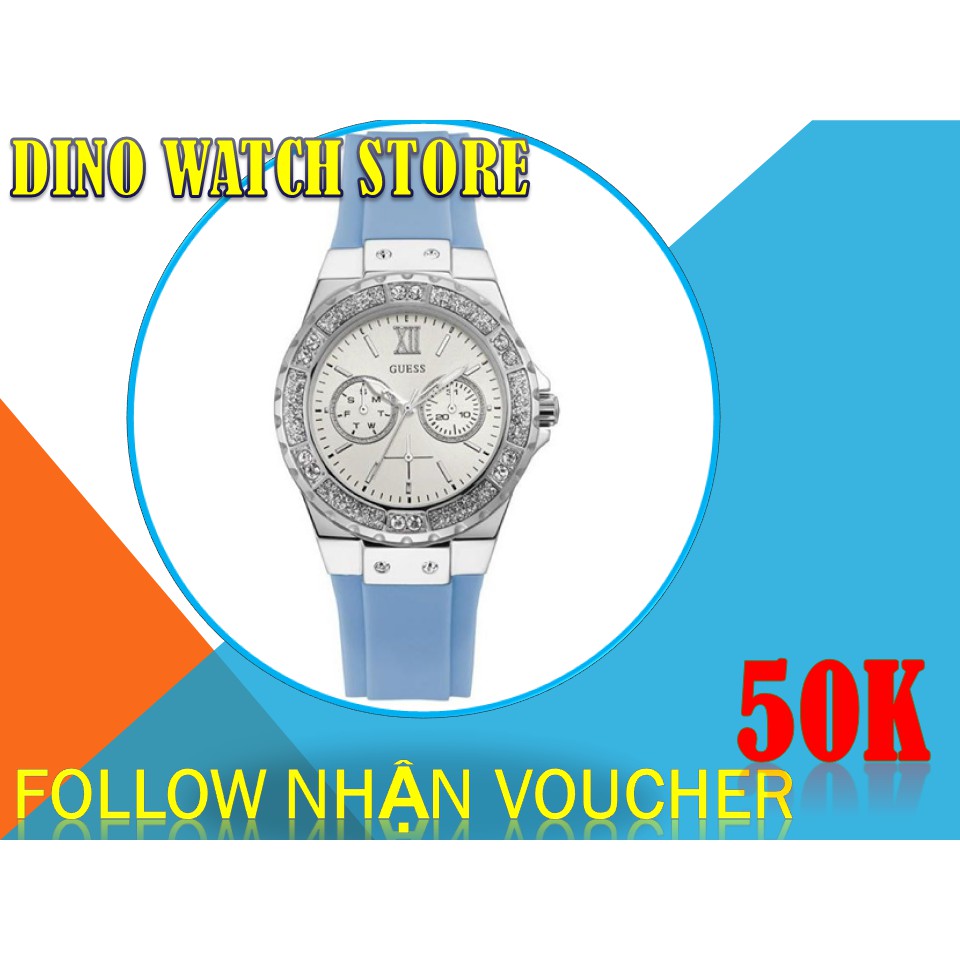 ĐỒNG HỒ UNISEX NỮ THỜI TRANG GUESS W1053L5 MÀU XANH