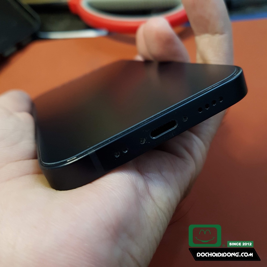 Miếng dán cường lực nhám màn hình IPhone 12 Pro Max Mini nguyên liệu nhựa nano cao cấp