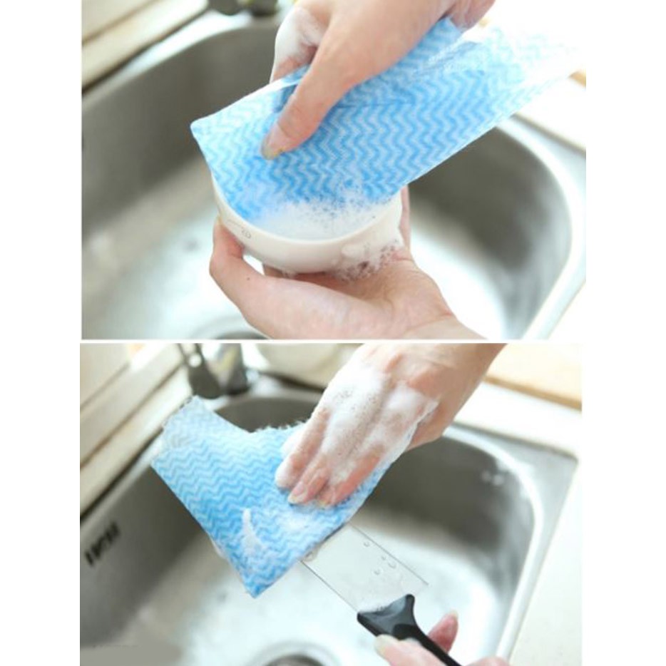 Bộ 3 Cuộn Khăn Lau Đa Năng T.H Gia Linh 150 Khăn