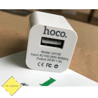 Củ Sạc 1A Hoco UH102+ Iphone Samsung + Android