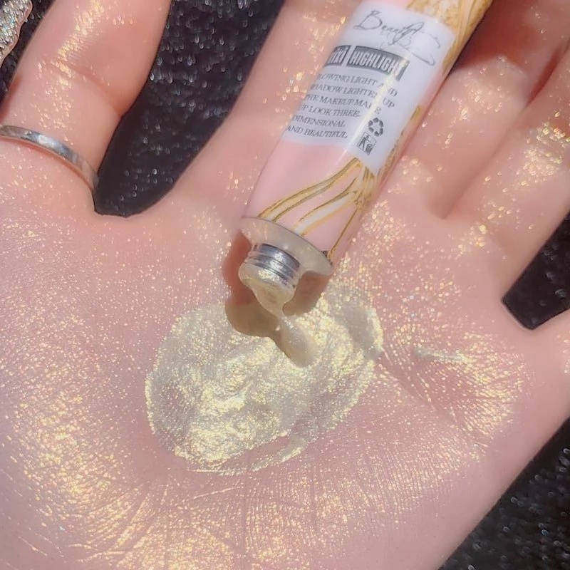 Kem Bắt Sáng Ánh Ngọc Trai Lấp Lánh Trang Điểm Mặt / Cơ Thể