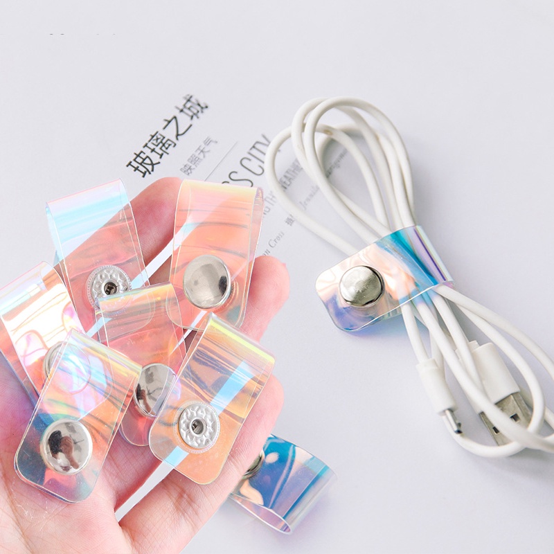 Dây quấn dây cáp đa năng bằng pvc có thể tái sử dụng cho máy tính xe hơi văn phòng