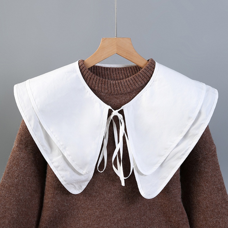 Cổ Áo Sơ Mi Giả Hai Lớp Có Thể Tháo Rời Thời Trang Cho Nữ