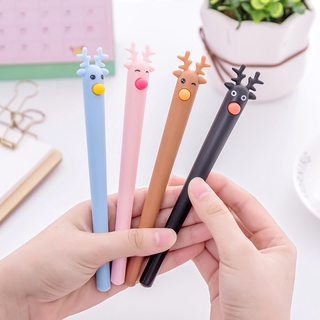 Bút mực nước hình hươu hoạt hình sáng tạo dễ thương cho học sinh