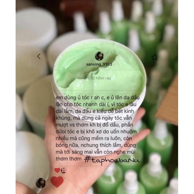 Ủ tóc coco (dừa) - Ủ tóc Collagen (bạc hà)