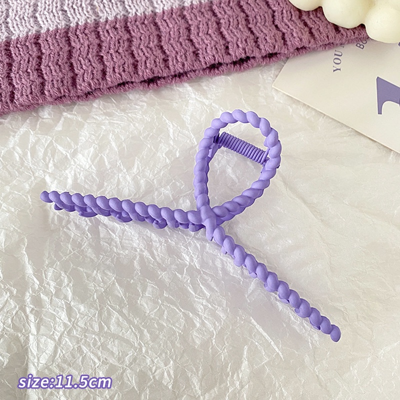 Kẹp Tóc càng cua Hàn Quốc cao cấp màu TíM dễ thương [ MÃ B405 ]