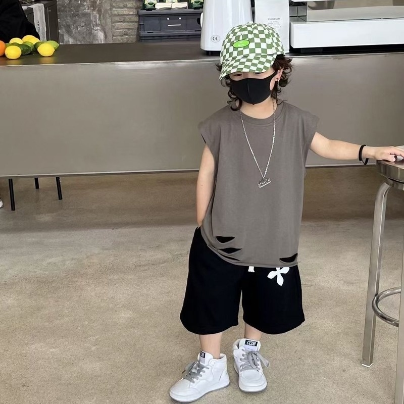 Áo Thun Cotton Không Tay Thời Trang Mùa Hè Dành Cho Nam Và Nữ