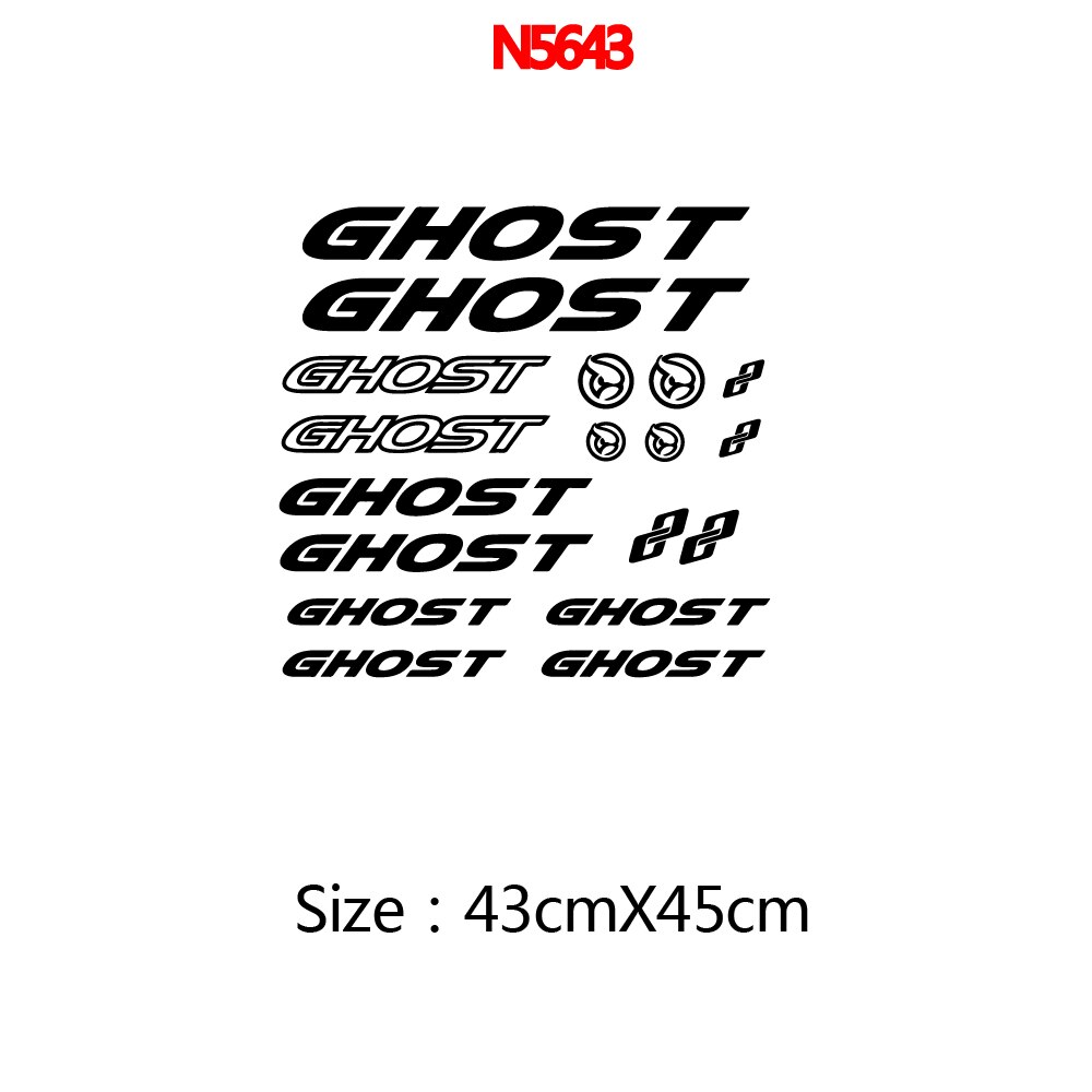 Sticker Dán Khung Xe Đạp DIY Hình Ma Chết Cắt Chết mtb, bmx, road, Bike Trang Trí Xe Đạp