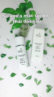 Sữa rửa mặt thải độc sâu KBA 100ml