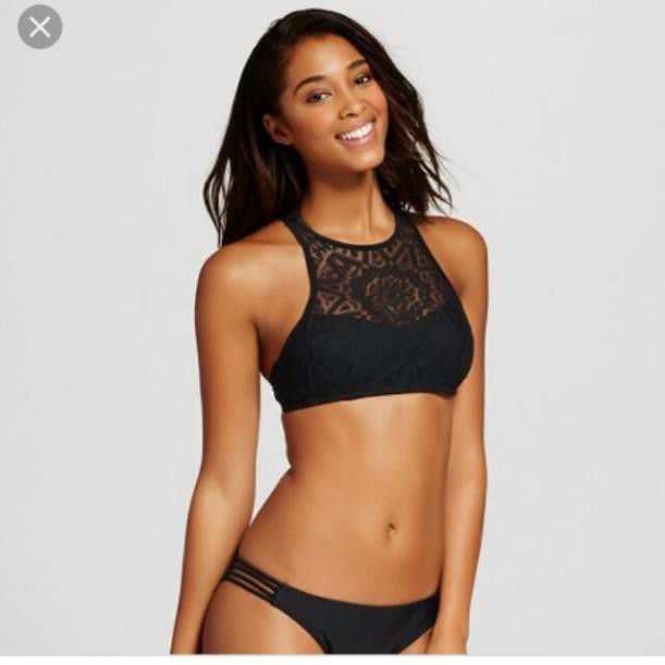 Bikini hai mảnh nữ đẹp ren cổ yếm VNXK UV100 XHIRD01 (kèm hình thật ) ་ | BigBuy360 - bigbuy360.vn