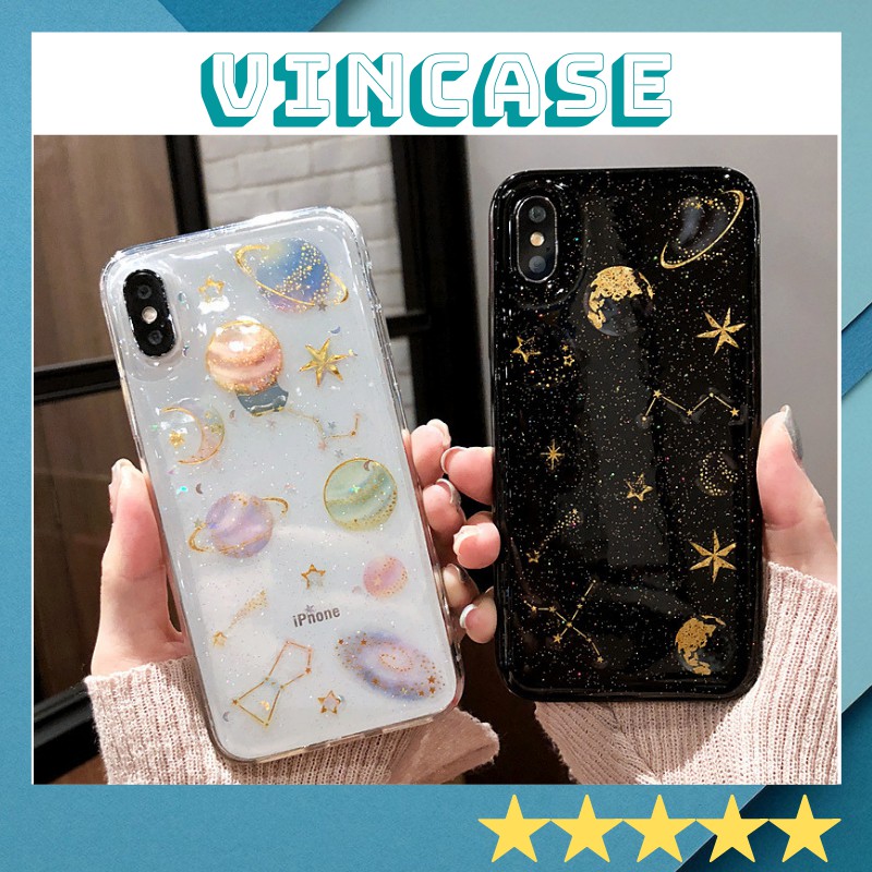 Ốp lưng iphone KIM TUYẾN GALAXY VŨ TRỤ 6/6plus/6s/6s plus/6/7/7plus/8/8plus/x/xs/xs max/11/11promax-Vincase