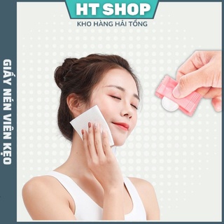 Khăn giấy nén dạng viên kẹo nội địa trung