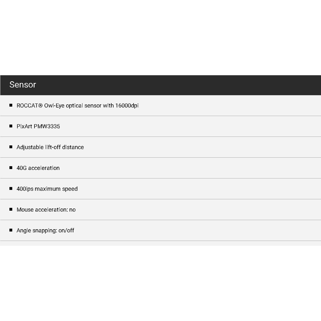 Chuột game không dây ROCCAT Kain 200 AIMO