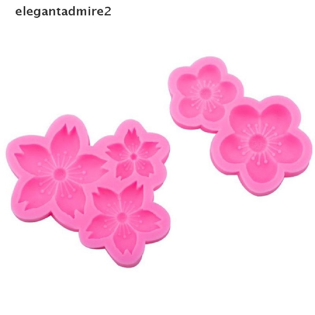 Khuôn Silicone Tạo Hình Hoa Anh Đào Trang Trí Bánh
