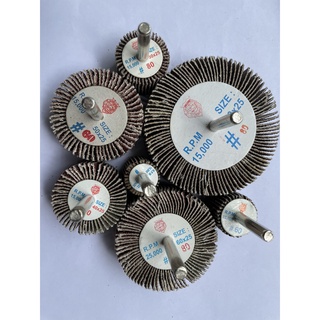Nhám carem - nhám xếp trụ - nhám chuôi 25x25x6mm #60,#80