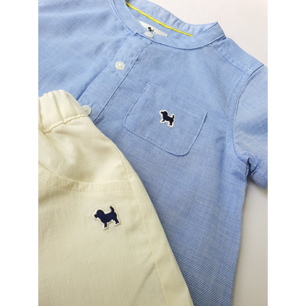 MOB2030-MOQ2029 Set bộ xanh, quần lẻ cho bé