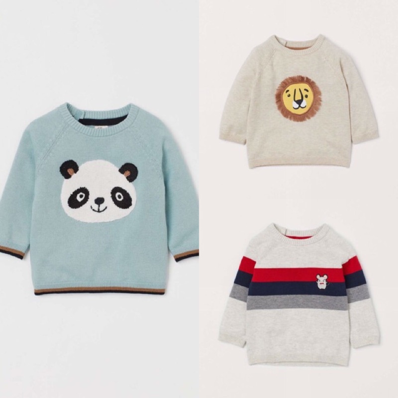 Áo len dài tay Bé Trai Shop cua32, Áo len trẻ em họa tiết