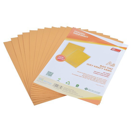 🔹Bao Thư Trắng - Vàng Grand A4/ A5