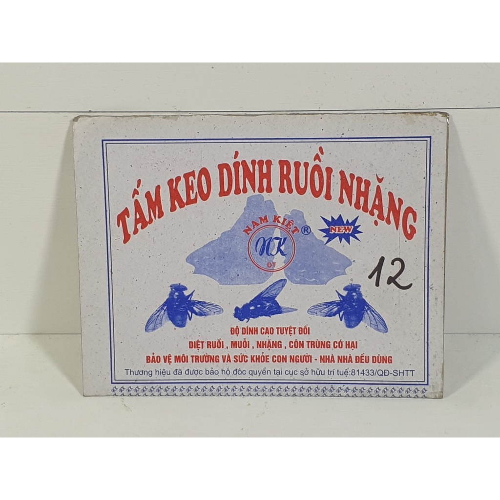 Miếng keo dán ruồi nhặng, keo dính ruồi (Nam Kiệt) - Điện nước gia dụng Hoàng Kim