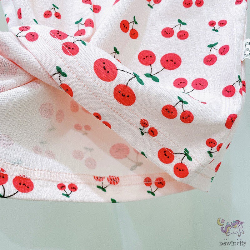 Áo Ba Lỗ Vải Cotton Thoáng Khí In Hoạt Hình Kiểu Hàn Quốc Thời Trang Mùa Hè Dành Cho Bé Gái