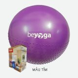 Bóng tập cao cấp beYoga 2 trong 1 tặng kèm bơm tay, phụ kiện mở, van chặn khí - ibox chọn màu