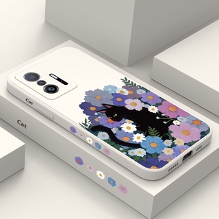 Dây Mèo Ốp Lưng Điện Thoại Xiaomi Mi 15T 14T 13T 12T 11T 10T Pro Lite Vỏ Thời Trang Mi 9T Pro Thoải Mái Cảm Thấy Bao