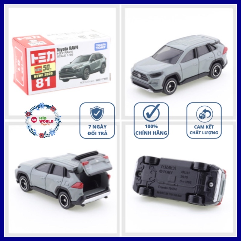 Xe mô hình Tomica Box Toyota RAV4. MS: 870. Tỷ lệ 1:66.
