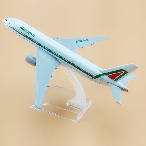 Mô hình máy bay Alitalia 16cm và 20cm có bánh xe