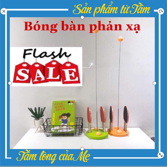 Bóng Bàn Phản Xạ - Chơi Bóng Không Cần Bàn - Trò Chơi Vận Động Cho Bé