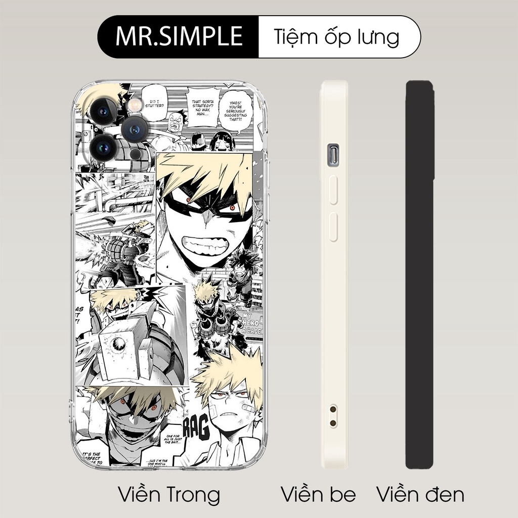 Ốp Lưng My hero academia 4 collage iphone case PAP20211137