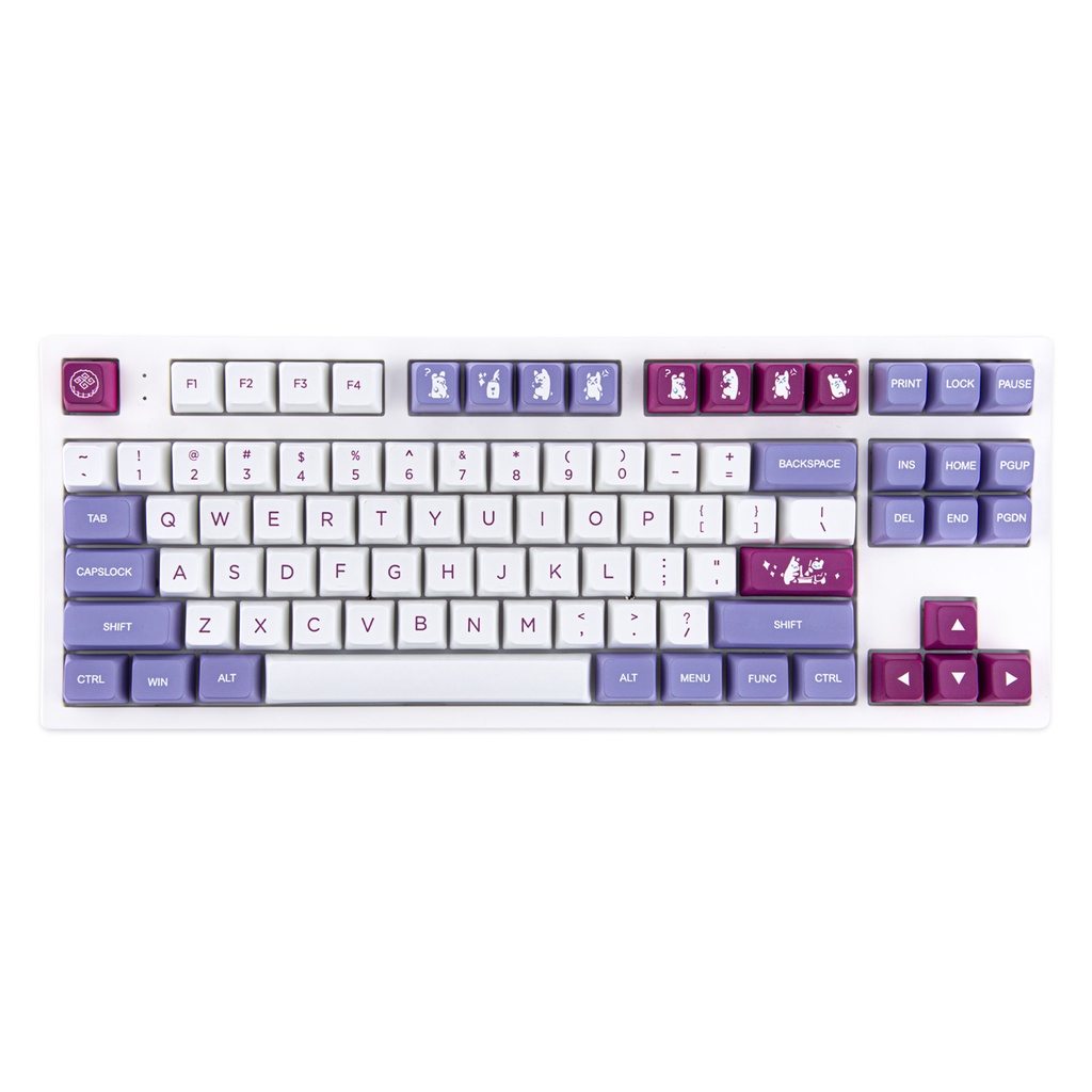 Bộ Bàn Phím Cơ Chơi Game 144 Phím Cho Cherry Mx Gateron Kailh 64 / 68 / 87 / 96 / 980 / 104 / 108