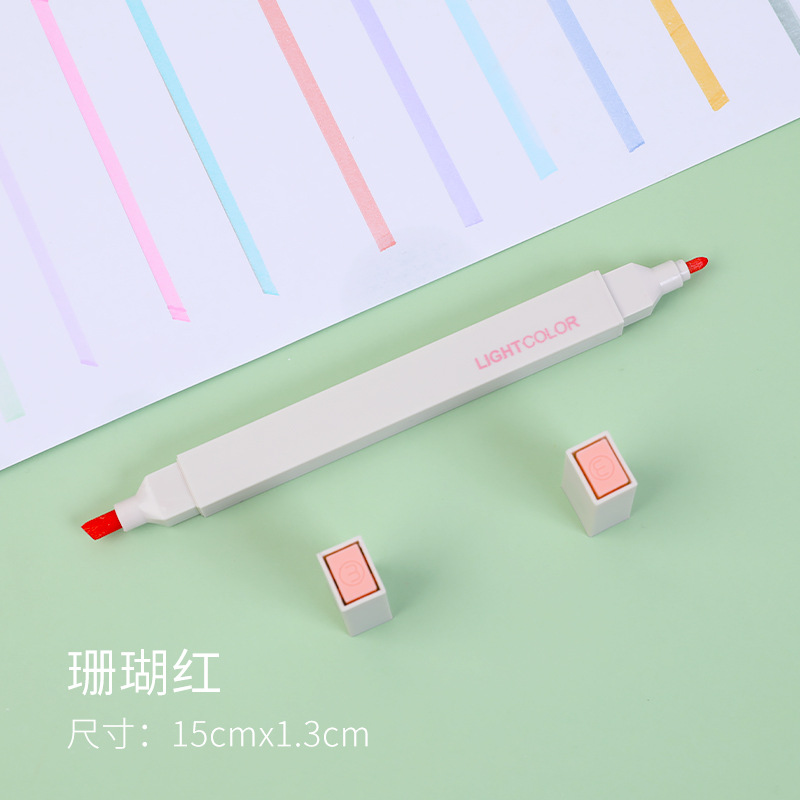 Bút dạ quang nhiều màu phong cách Nhật Bản tiện dụng