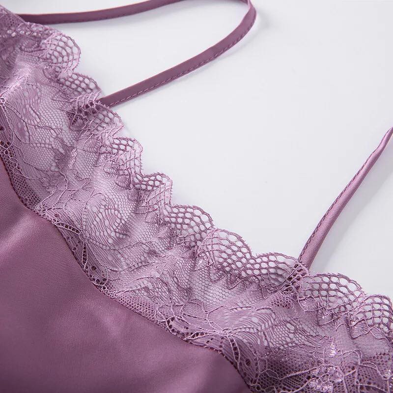 Váy ngủ lụa satin sexy KELLY WANG SX157 | BigBuy360 - bigbuy360.vn