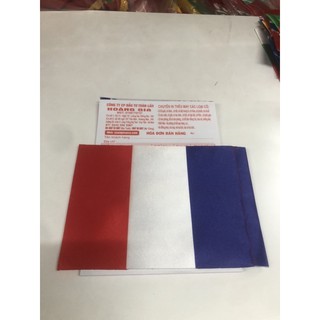 Quốc kỳ Pháp để bàn 14x21cm