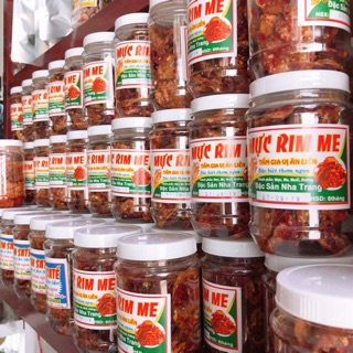 [ 10 Hũ ] Mực Rim Me Nguyên Con | Mực Rim Nha Trang