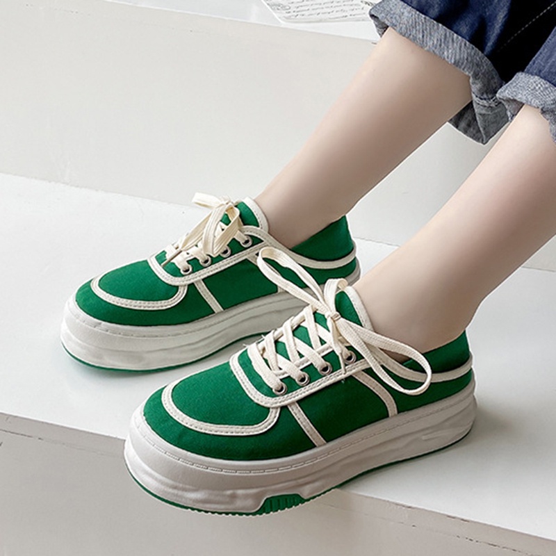 Giày Thể Thao canvas Đế Dày Thời Trang Cho Nữ
