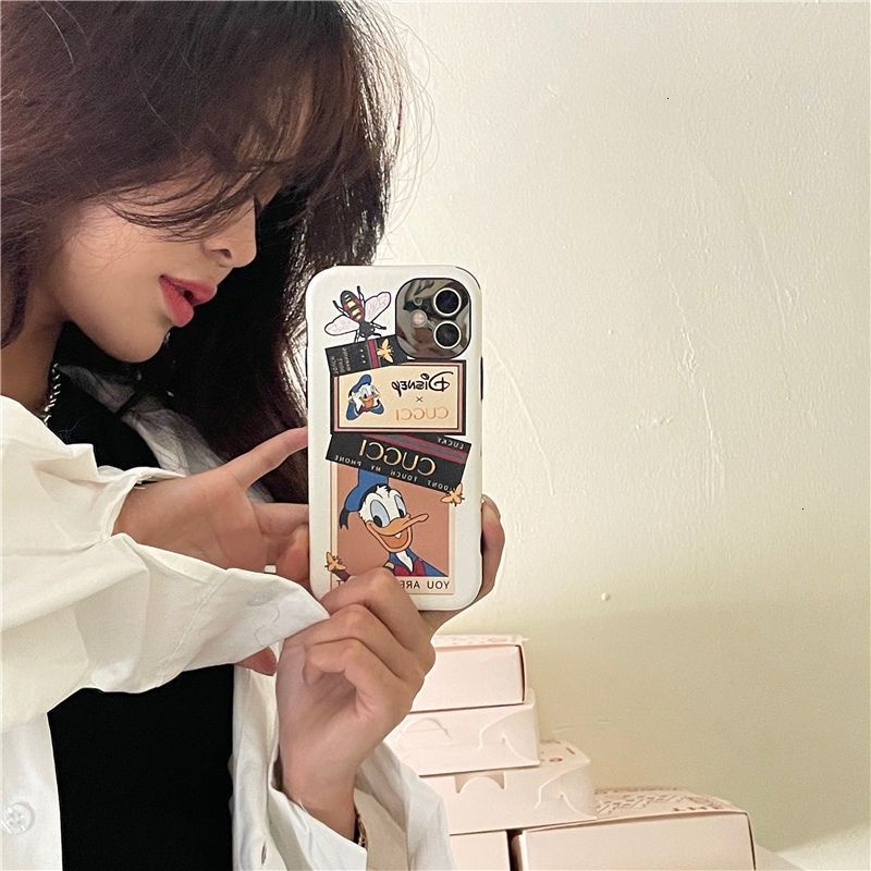 Ốp Điện Thoại Silicon In Hình Vịt Và Ong Cho iPhone 12promax 11 promax 7 8Plus X XS 12 XR XSMAX
