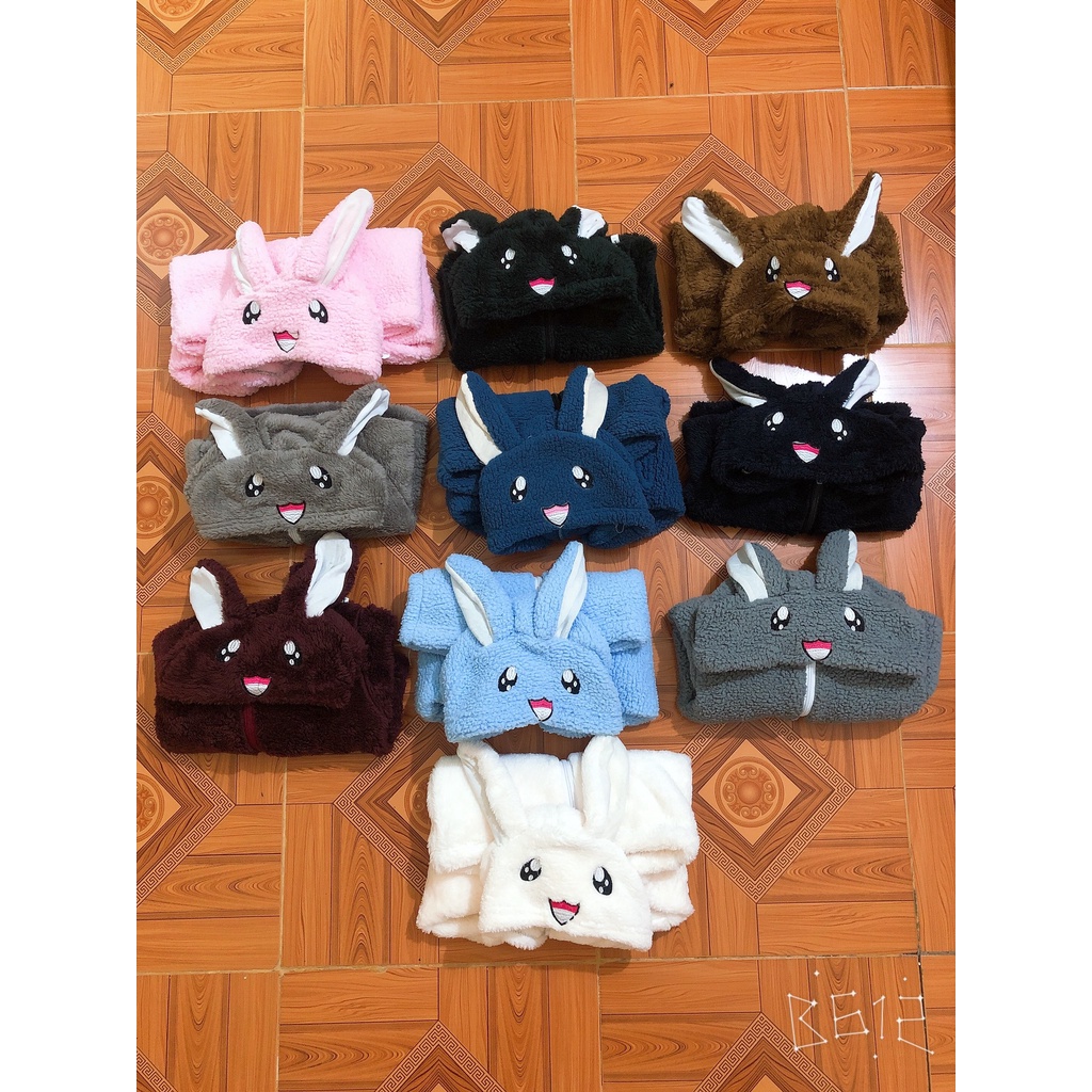 Áo lông hình thỏ cho bé 6kg đến 16kg