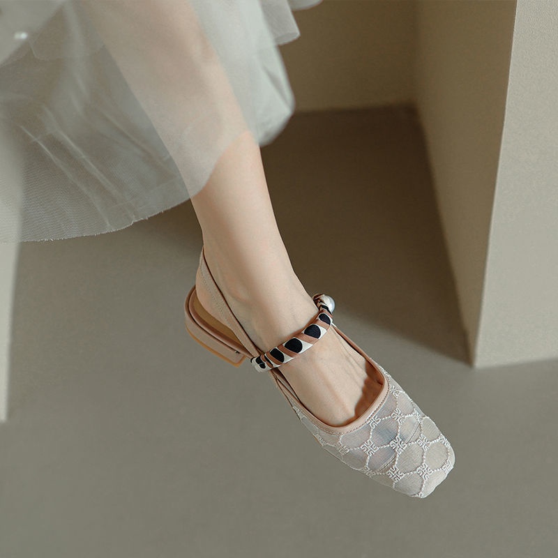 Sandal Đế Bằng Thiết Kế Mới Thoáng Khí Năng Động Thời Trang Dành Cho Mù