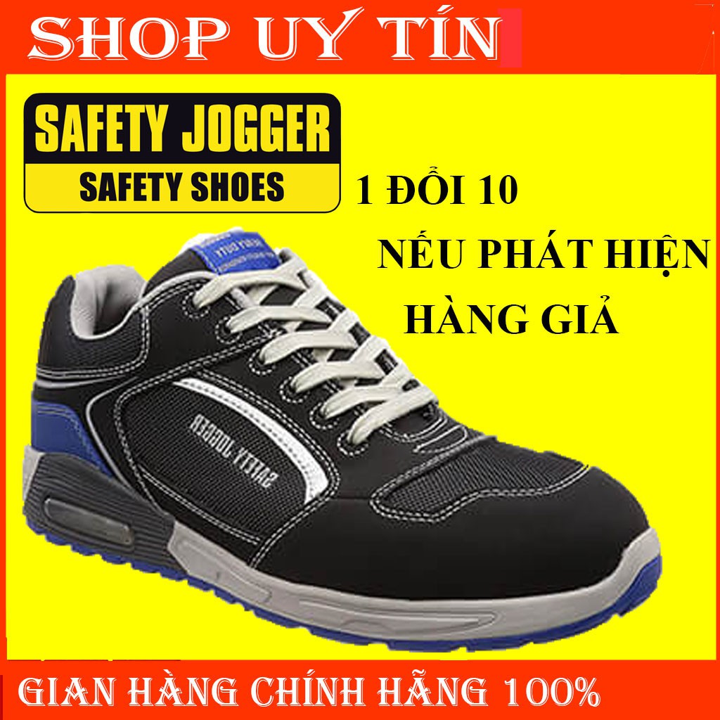 [Hàng Chính Hãng] Giày Bảo Hộ Safety Jogger Raptor, Da Chất Lượng Cao, Đế PU, Chống Trượt, Đâm Xuyên