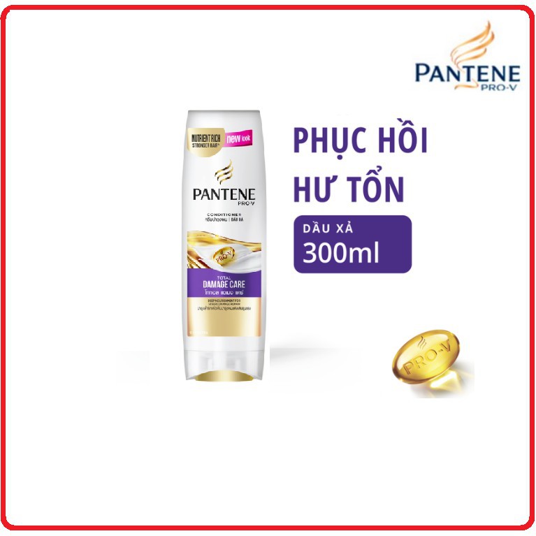 Dầu gội - Dầu xả Pantene phục hồi hư tổn chai 300ml