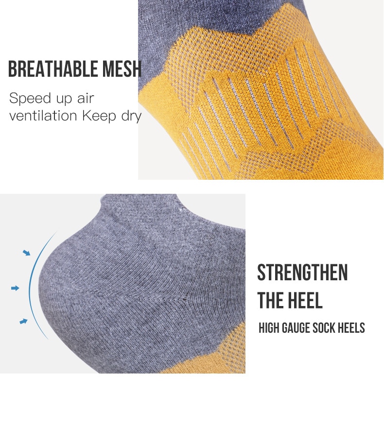 Aonijie 2 Đôi Tất Thể Thao Năm Ngón e4810s