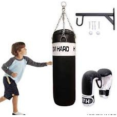 Bao cát đấm bốc boxing,tập võ 3 lớp siêu bền,boxing-giá rẻ vô địch-hà nội,Bao cát đấm bốc boxing loại treo