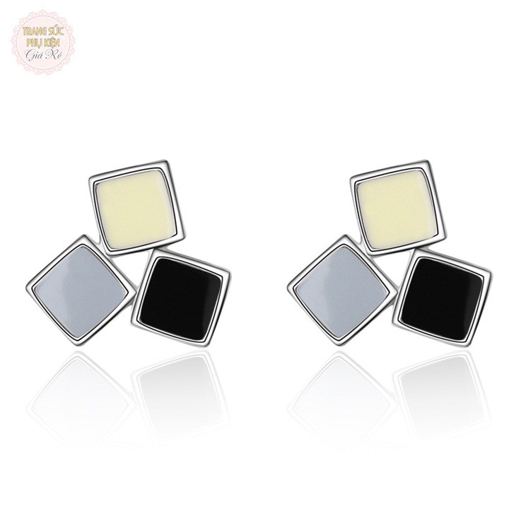 Bông tai thời trang Hàn nhỏ xinh, bạc ý S925 -HT230