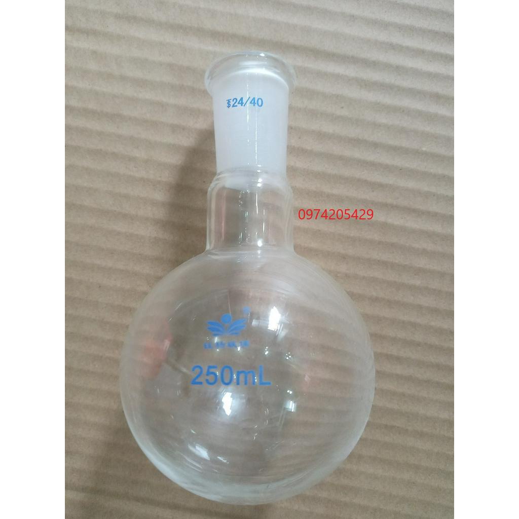 Bình cầu đáy tròn 250ml cỡ nhám 24/29