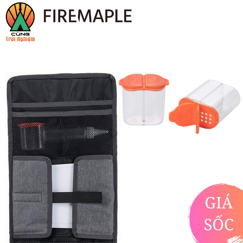 Hũ Đựng Gia Vị Salt&Pepper Shaker Fire Maple FMW-Sha01 Nhỏ Gọn Chuyên Dụng Cho Du Lịch, Dã Ngoại Ngoài Trời