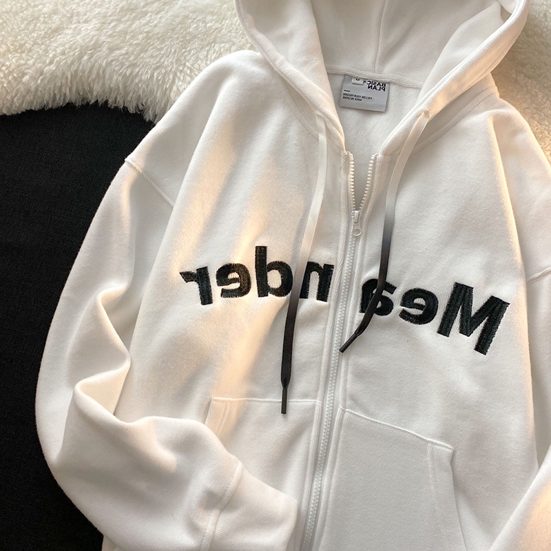 SUXI Áo Khoác Hoodie Hoạ Tiết In Chữ Thiết Kế Thời Trang Mùa Thu Sành Điệu Dành Cho Nữ