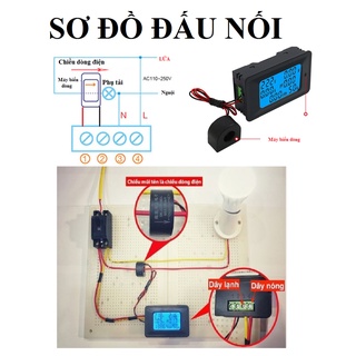 Công Tơ Điện Tử 6 Thông Số 100A
