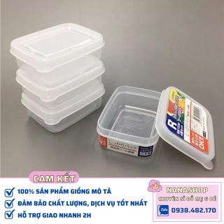 [Sỉ/Lẻ] Set 4 hộp nhựa đựng đồ ăn Nakaya Nhật Bản