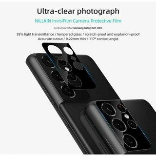 Samsung S21 Plus, S21 Ultra_Bộ 2 miếng dán kính cường lực Camera Chính hãng Nillkin
